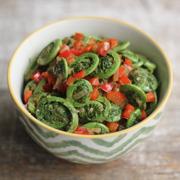 Sauteed Fiddleheads